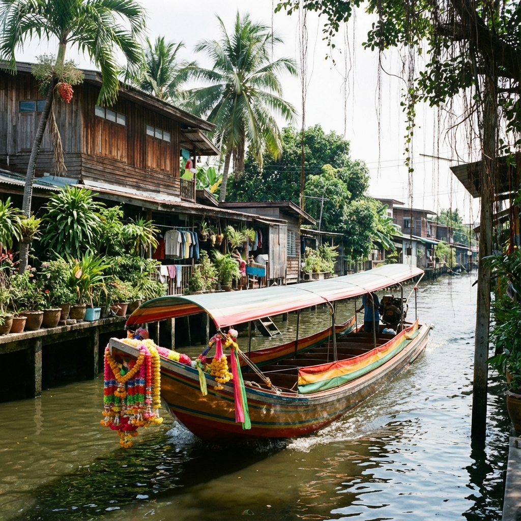 Thai Canal Riverboat